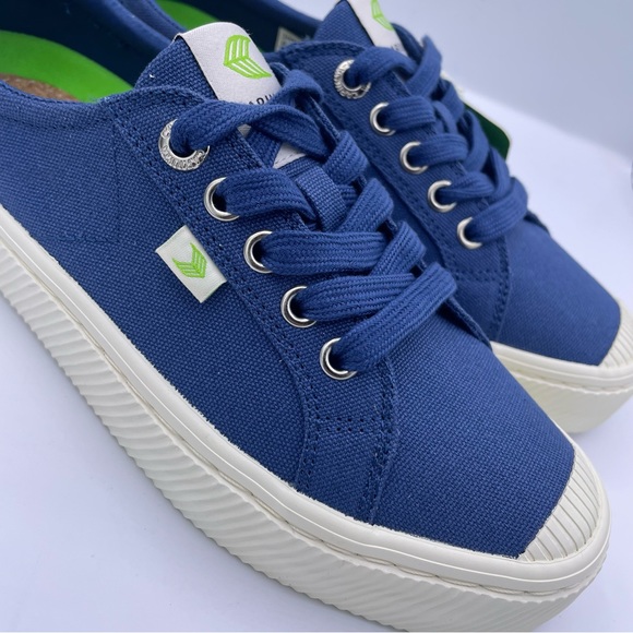 Cariuma unisex oca low shadow blue canvas sneakers Size 6.5Women 5Mens - Picture 10 of 14